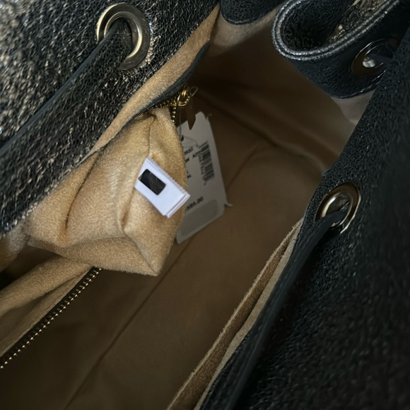 Jimmy Choo Handbag Women’s Rosalie Darkbrown Gunmetal Leather Medium Satchel NWT - Picture 10 of 12